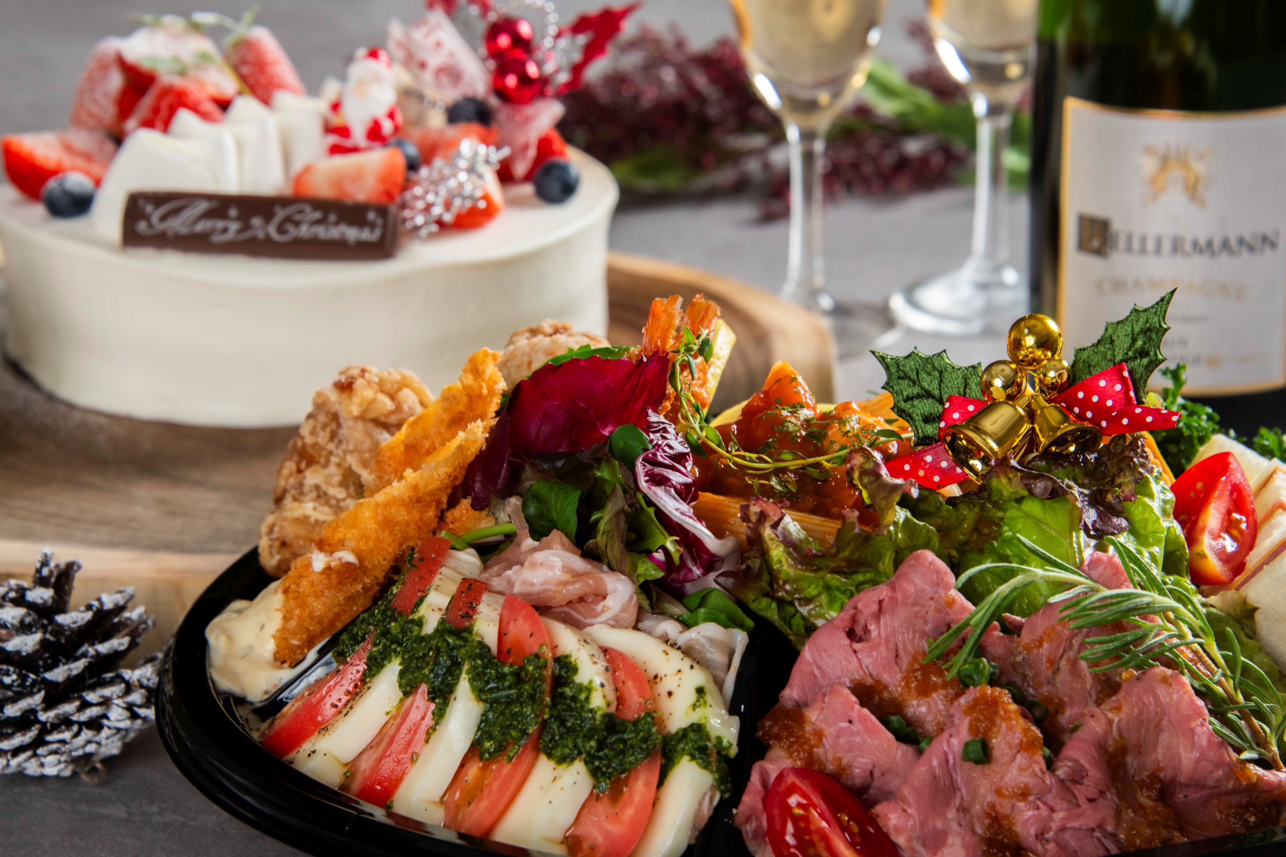 クリスマスケーキ＆オードブル