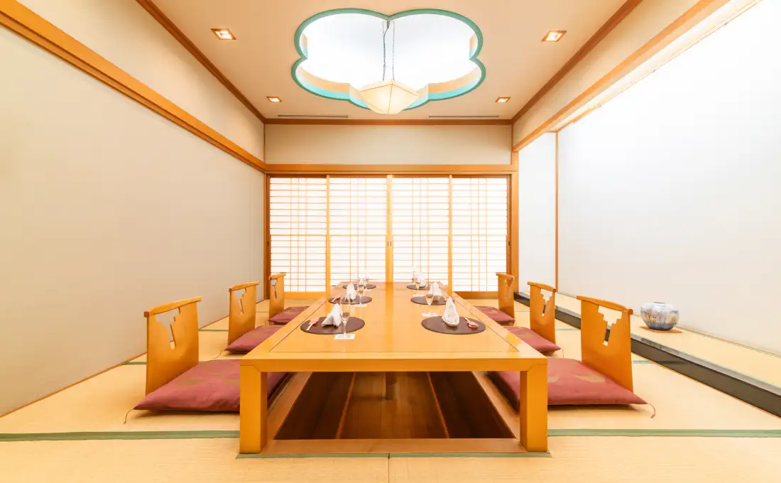 画像:日本料理 槙 個室内観