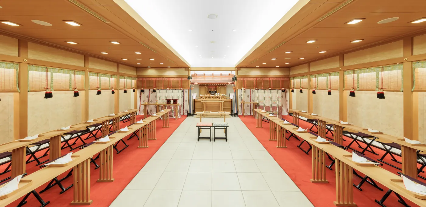 画像:神前挙式会場