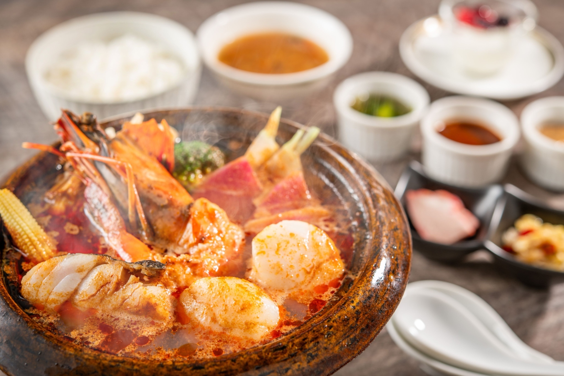 海鮮と野菜土鍋御膳
