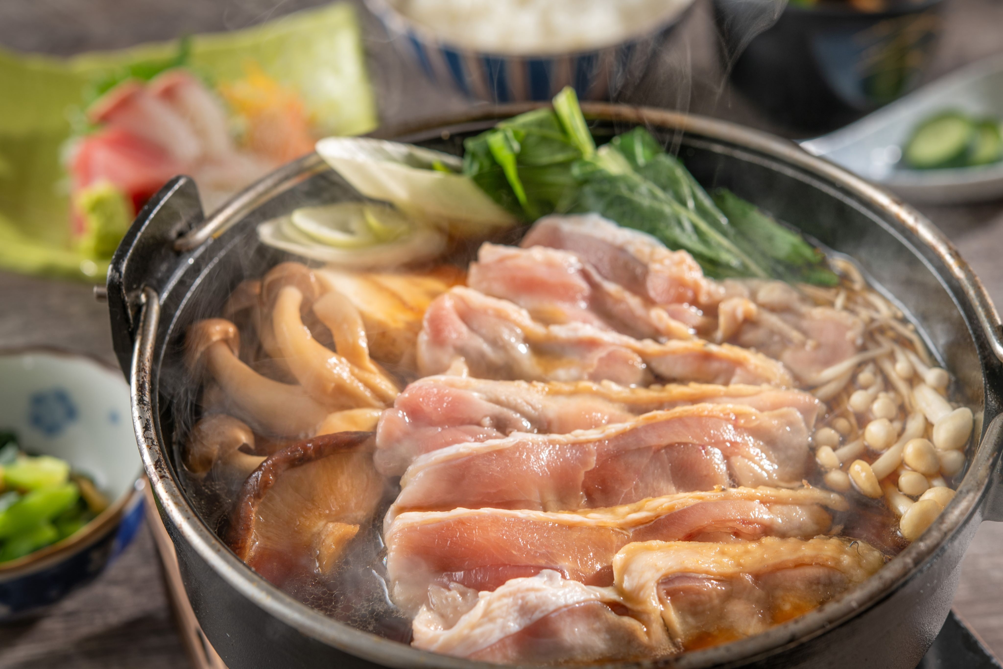 奥久慈しゃも　すき焼き御膳