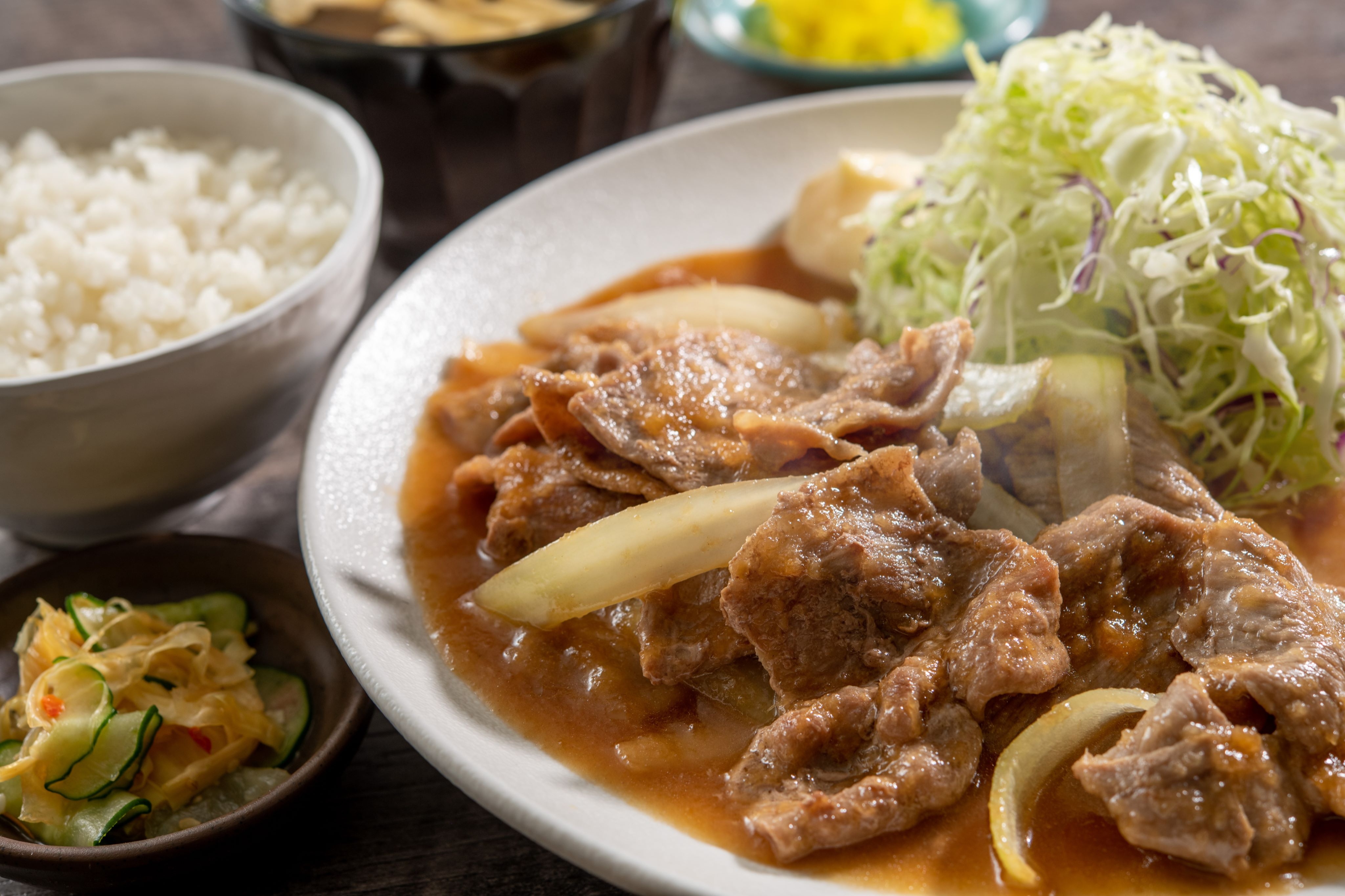 生姜焼き定食　イメージ