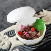画像:鉄板焼 楓 鯵とオリーブ ゴマのメリメロ