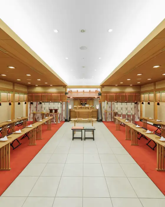 画像:神前挙式